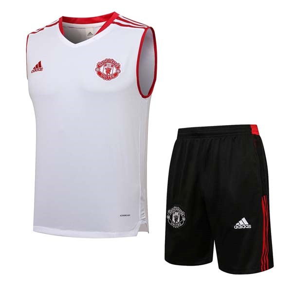 Camiseta Manchester United Sin Mangas Conjunto Completo 2021/2022
